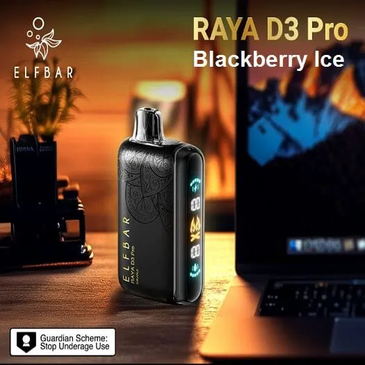 30K Blackberry ice D3 Pro by Elfbar disposables