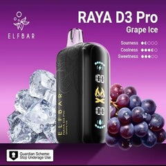 30K Grape Ice D3 Pro by Elfbar disposables